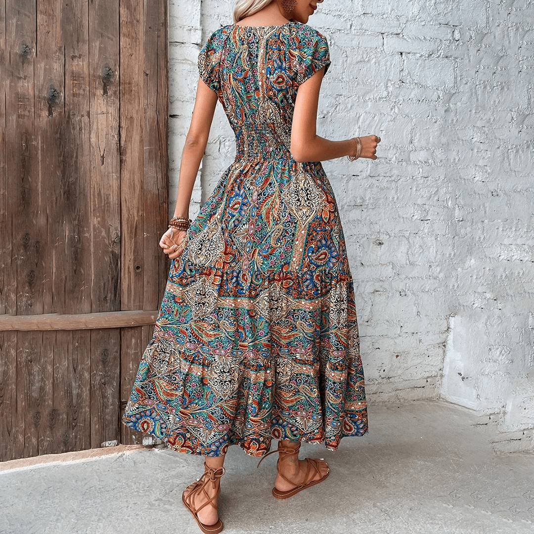 Melina - Maxi Kleid - Boho - Leichtgewicht - Ideal für den Sommer