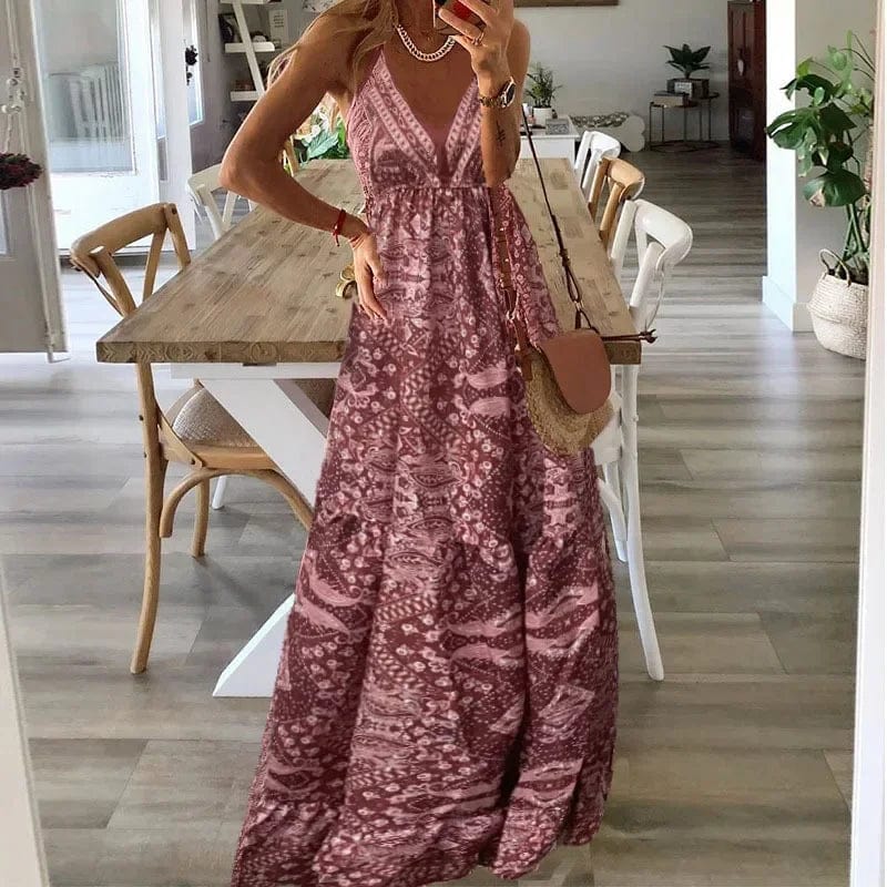 Celine - Maxikleid - Boho - Leichtgewichtig - Ideal für den Sommer
