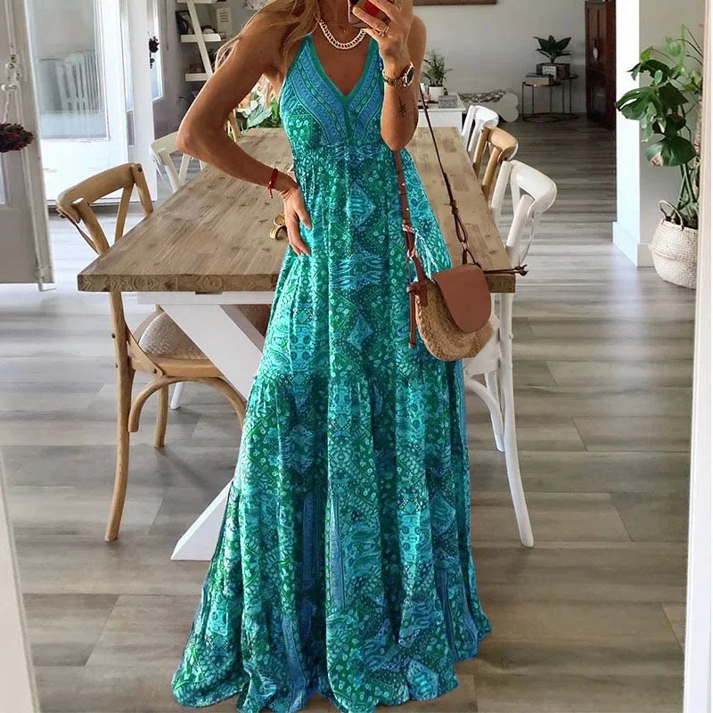 Celine - Maxikleid - Boho - Leichtgewichtig - Ideal für den Sommer