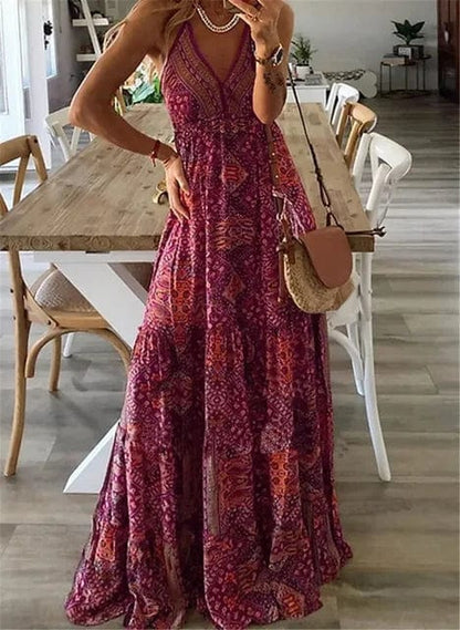 Celine - Maxikleid - Boho - Leichtgewichtig - Ideal für den Sommer